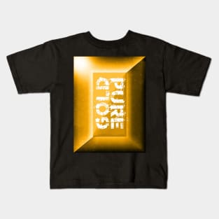 Pure Solid Gold Price Investments Kids T-Shirt